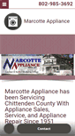 Mobile Screenshot of marcotteappliance.com